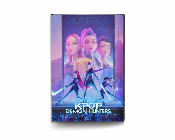  K-Pop Demon Hunters Canvas Print with light