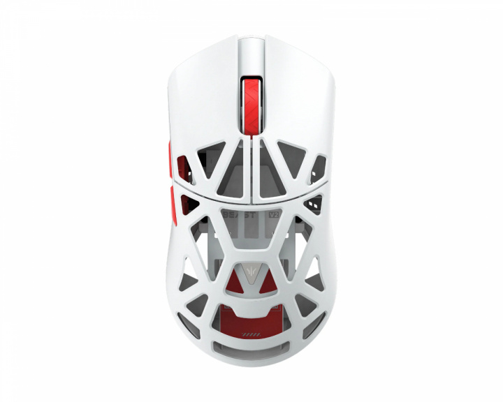 WLMouse Beast X Max V2 Wireless Gaming Mouse - White/Red