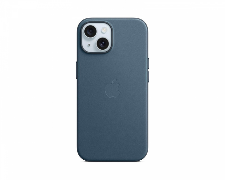  iPhone 15 FineWoven Case with MagSafe - Pacific Blue