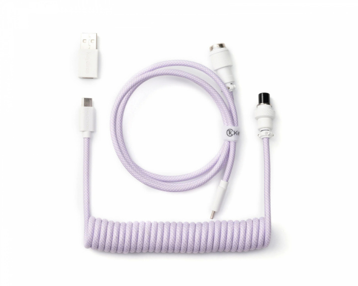  Coiled Aviator Cable Straight 8K Light Purple
