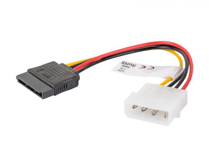 Lanberg Molex (Male) to SATA (Female) Cable 15cm