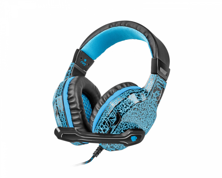 Fury Hellcat Stereo Gaming Headset Blue-LED - Black/Blue (DEMO)