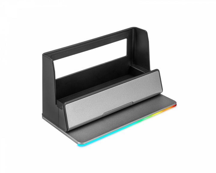 MaxMount Universal Device Organizer with RGB for Desk - Grey (DEMO)