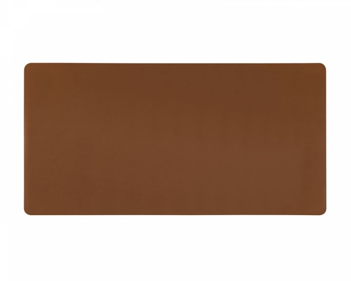 MaxMount PVC Leather 1200x600mm Desk Pad - Brown (DEMO)