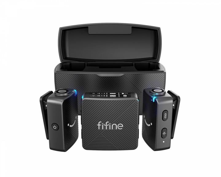 Fifine M9 Dual Wireless Microphone System (DEMO)