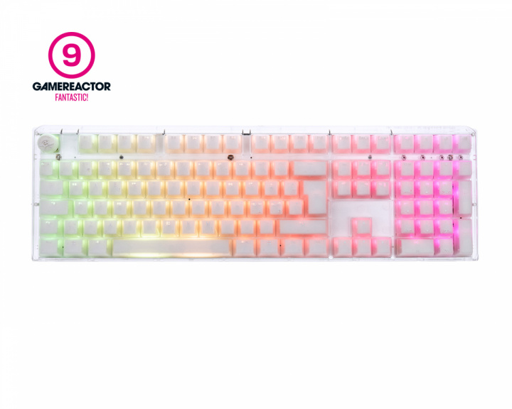 Ducky ONE 3 Aura White RGB Hotswap Keyboard [MX Silent Red] (DEMO)
