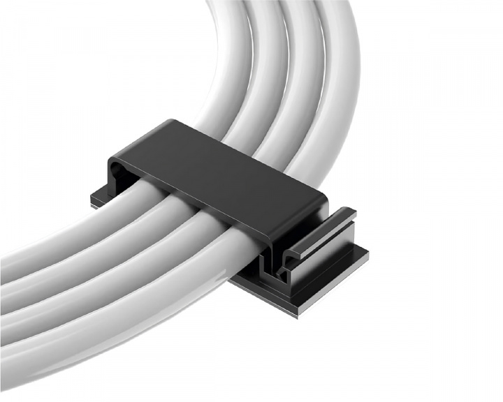 DESIRE2 Self-adhesive Cable Holder - Black (40-pack) (DEMO)