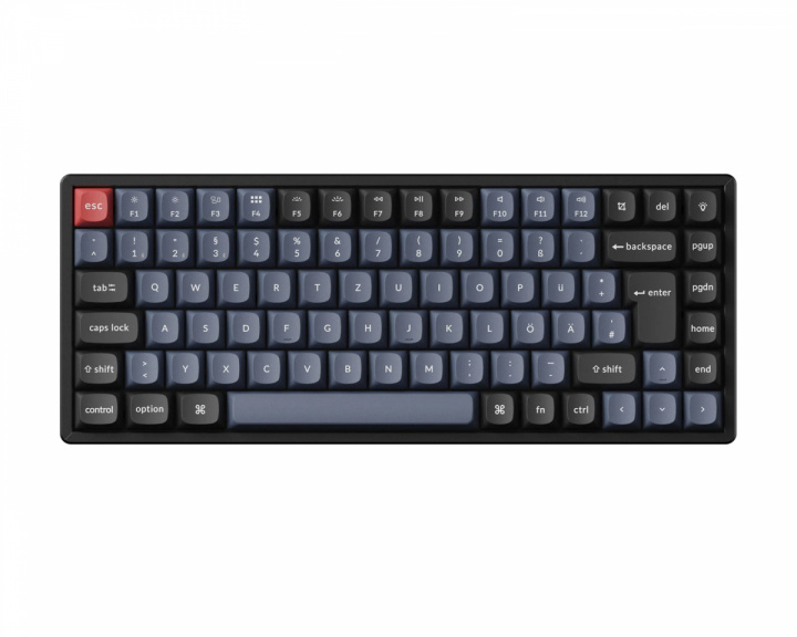 Keychron K2 Pro QMK Hotswap Wireless Mechanical Keyboard [Gateron Brown] - ISO-DE (DEMO)
