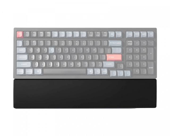 Keychron Silicone Palm Rest for K4 Pro/Q5/V5 - Black (DEMO)