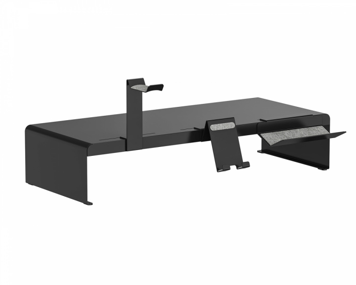 MaxMount Steel Monitor Riser with Storage Tray & Holders (DEMO)