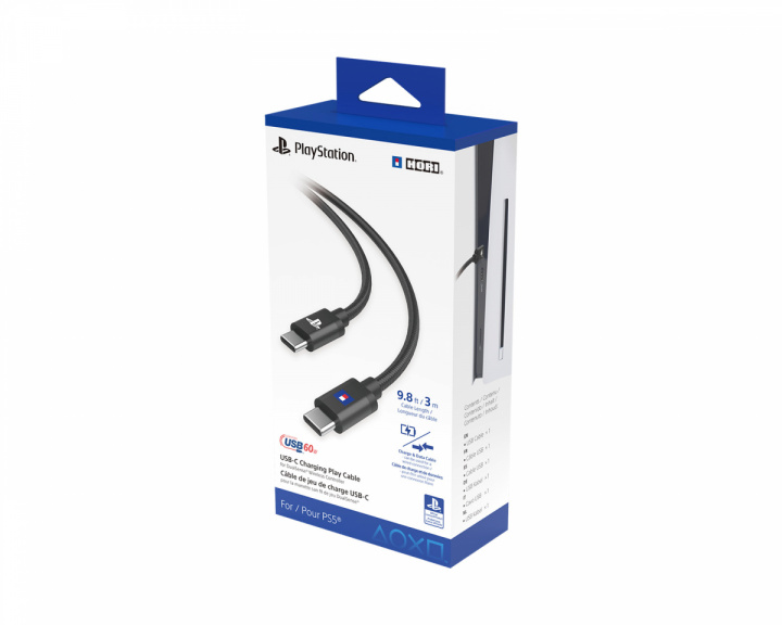Hori USB-C Charging Play Cable for PlayStation 5 - 3m (DEMO)