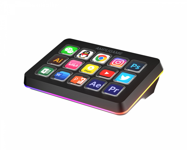 Fifine AMPLIGAME D6 Controller - Streaming Deck for Streaming & Podcast - Black (DEMO)