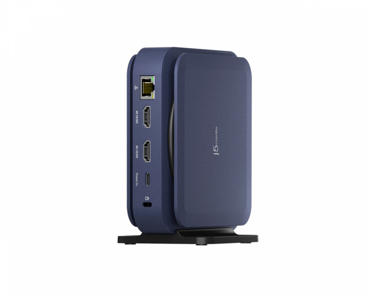 j5create USB-C Dual 4K HDMI Dock - Blue (DEMO)