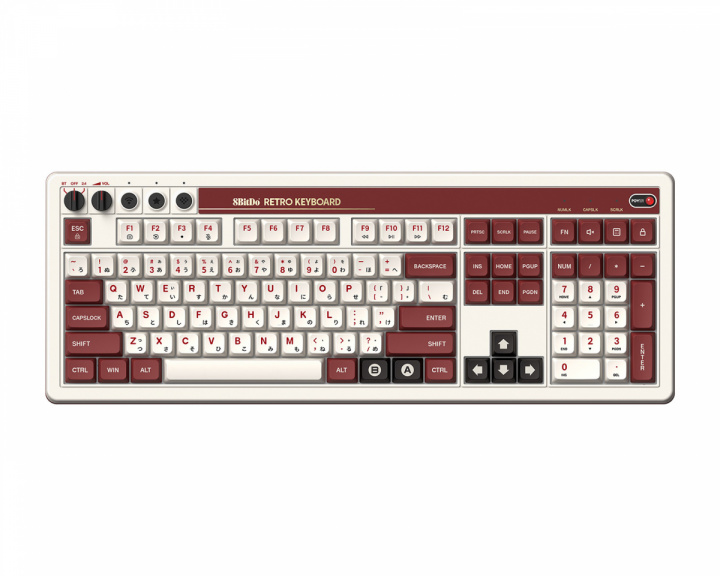 8Bitdo Retro 108 Mechanical Keyboard Wireless - ANSI - Fami Edition (DEMO)