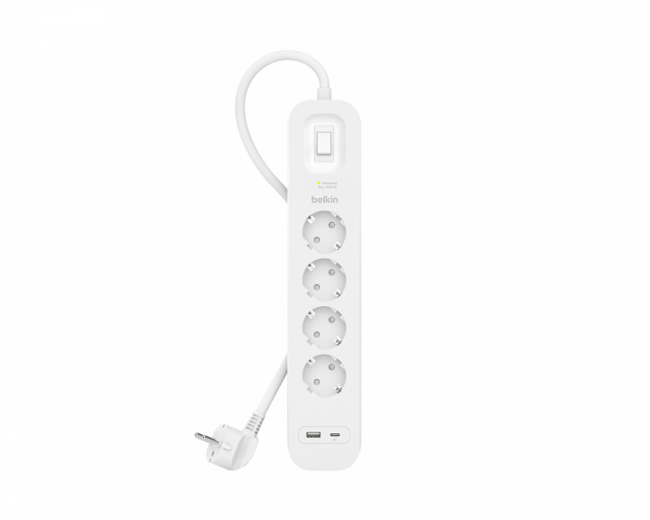 Belkin Surge Protection Power Outlet - 4 ports - USB-C PD (DEMO)