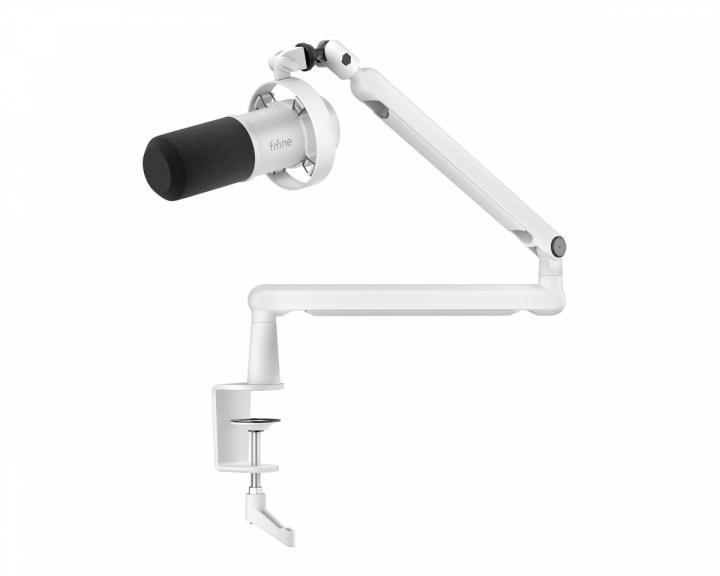 Fifine T688 Microphone Bundle - K688 USB/XLR Microphone - Dynamic Mic - White (DEMO)