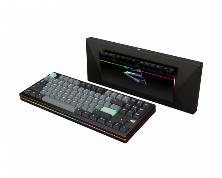 Meletrix Paper80 - Titanium Gray & PVD Mirror Gunmetal Grey (WK, PC Plate) (DEMO)