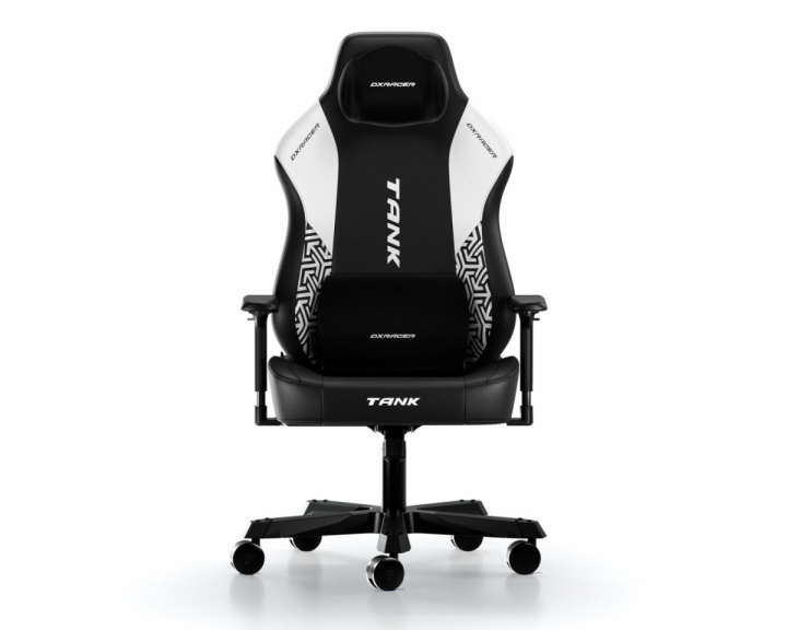 DXRacer TANK Gaming Chair Black & White Armour EPU Leather XXL (DEMO)