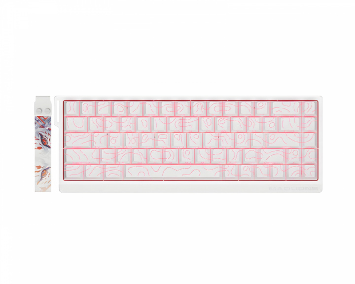 FGG MAD68 Flagship HE V2 ANSI Keyboard - White (DEMO)