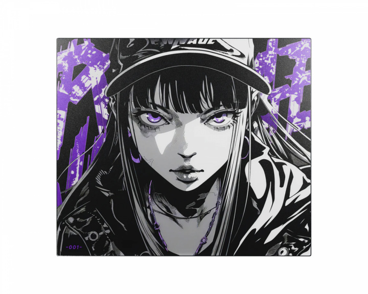 Pwnage Nyomi Glass Mousepad - Purple (DEMO)
