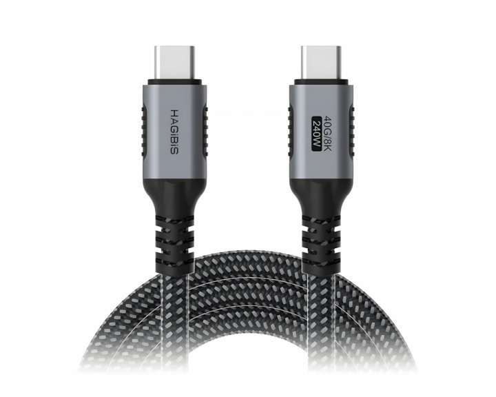 Hagibis USB-C 40G/8K 240W Fast Charging Cable - 0.25M (DEMO)