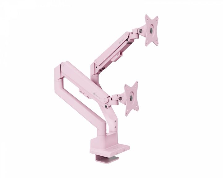 Arozzi Alzare Neo Duo Monitor Stand - Pink (DEMO)
