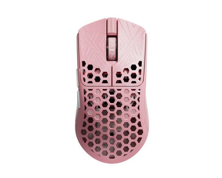 Arbiter Studio AKITSU Medium Carbon Fiber Wireless Gaming Mouse - Pink - Limited Edition (DEMO)