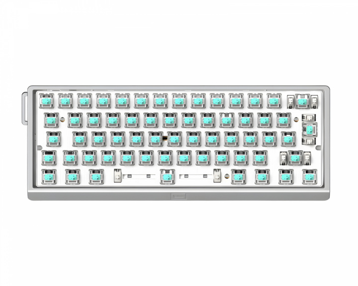 Wooting 60HE V2 Keyboard - ISO Non Split Spacebar - Silver Aluminum (DEMO)