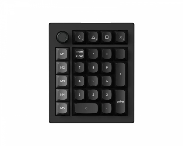 Keychron V0 Ultra 8K Wireless Swappable RGB Backlight Banana Switch - Black - Knob Version (DEMO)