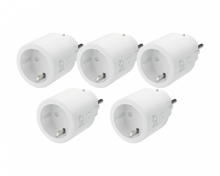 Deltaco Smart Home 5-pack Smart Plug WiFi 