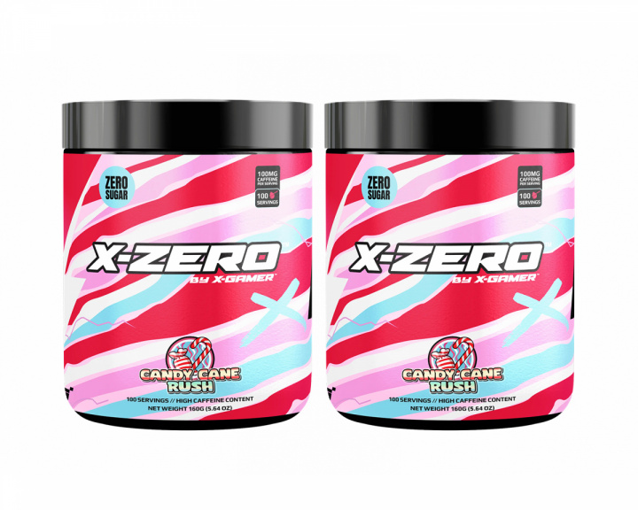 X-Gamer X-Zero Candy Cane Rush - 2 x 100 Servings