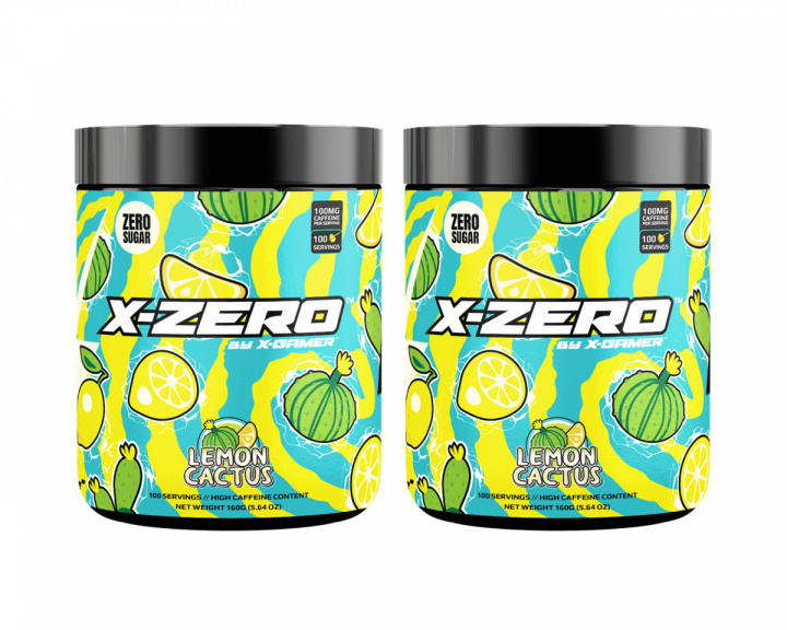 X-Gamer X-Zero Lemon Cactus - 2 x 100 Servings