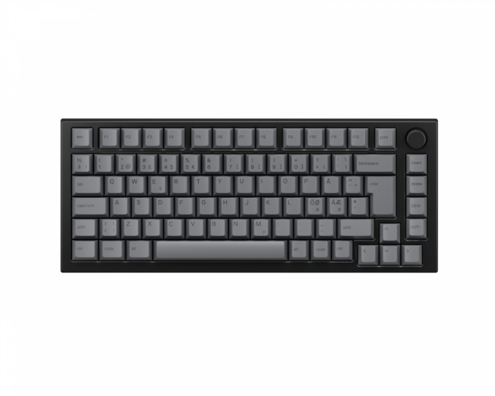Glorious GMMK Pro 75% ISO – Black Slate x Black Ash Bundle [Gateron Red]