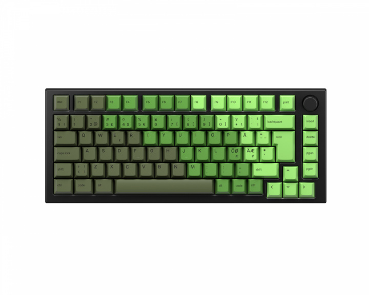 Glorious GMMK Pro 75% ISO – Black Slate x Olive Bundle [Gateron Red]