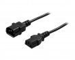 Power Supply cable extension Black 1m