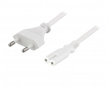Power cable 0,5m White