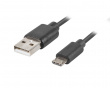 USB 2.0 Cable MICRO-B to USB 1.8m QC 3.0 Black