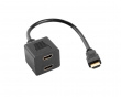 Adapter HDMI-AM to HDMI-AF x2 Splitter 20 cm