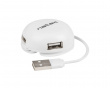 Bumblebee White 2.0 USB Hub 4 Ports