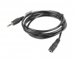 Audio Cable Extension 3.5mm 3Pin 1.5m Black
