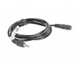 Audio Cable Extension 3.5mm 3Pin 1.5m Black