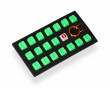 18-Key Rubber Double-shot Backlit Keycap Set - Neon Green