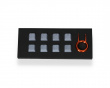 8-Key Rubber Double-shot Backlit Keycap Set - Gray