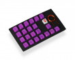 22-Key Rubber Double-shot Backlit Keycap Set - Purple