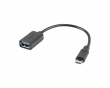 Micro USB (Male) to USB-A (Female) 2.0 15cm Adapter OTG