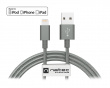Lightning MFi Cable Nylon - Lightning to USB (1.5 m) Gray