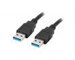 USB-A to USB-A 3.0 Cable (m/m) Black (0.5 Meter)