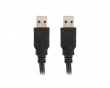 USB-A to USB-A 3.0 Cable (m/m) Black (0.5 Meter)