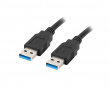USB-A to USB-A 3.0 Cable (m/m) Black (1.8 Meter)