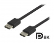 DisplayPort 8K male - male Black 3m
